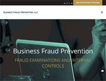 Tablet Screenshot of businessfraudprevention.org